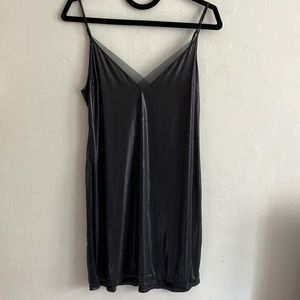 Victoria’s Secret | Metallic Black Slip Dress